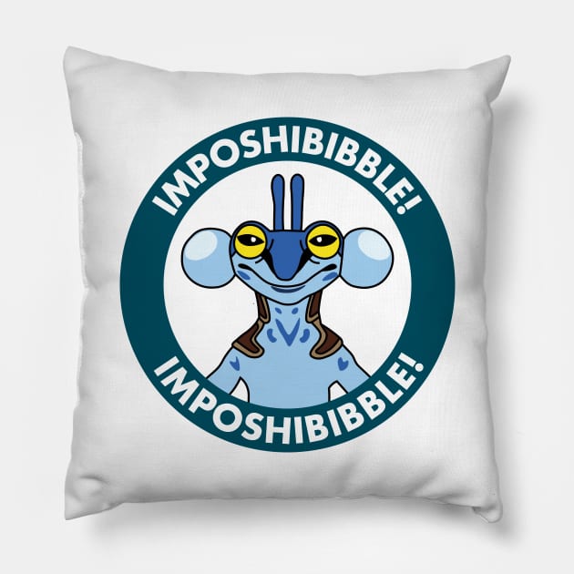 Hypello: Imposhibibble! Imposhibibble! Pillow by inotyler