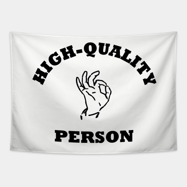 High-Quality Person Tapestry by politictees