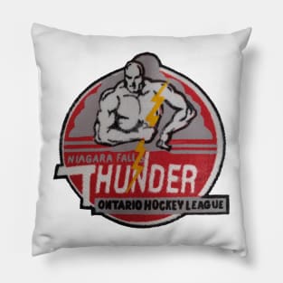 Niagara Falls Thunder OHL Hockey Team Jersey Alternate Logo Pillow