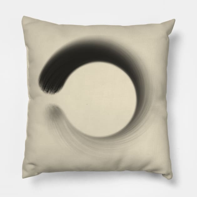 Zen Circle Pillow by ArtofPeaceGallery