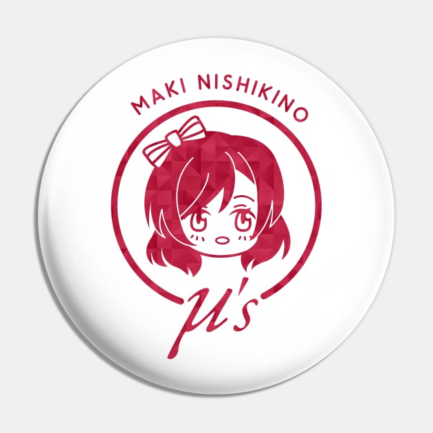 Maki Nishikino Kawaii Pin by merch.x.wear