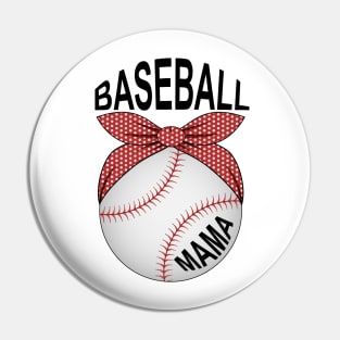 Baseball Mama Pin