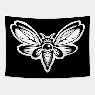 Trippy cicada Tapestry