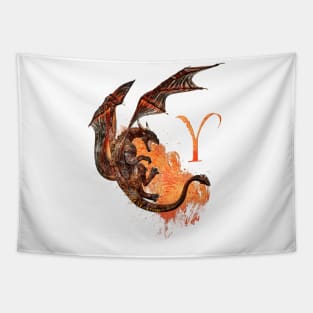 Drachen Buchstabe Y Tapestry