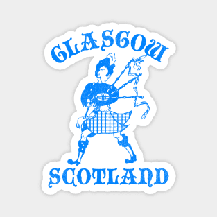 Glasgow Scotland Retro Tourist Souvenir Magnet