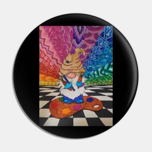 Gnome artist Pin