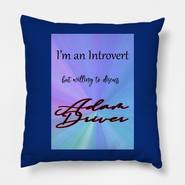 Introvert Pillow by bluebutterfly2777