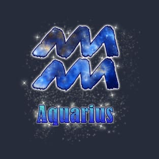 Aquarius Zodiac sign T-Shirt