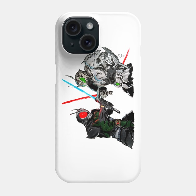 RX vs Shadowmoon Phone Case by The Toku Verse