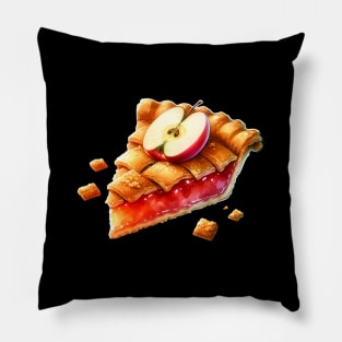 Apple Pie Coffee Art Slice Kawaii Sweet Pillow