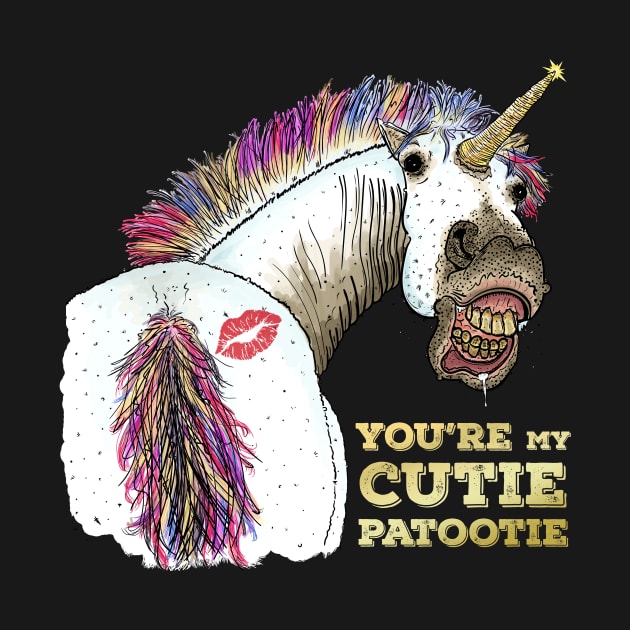 Flirty Weird Unicorn - Cutie Patootie by Marouk