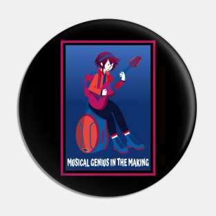 Musical Genius in the Making Pin