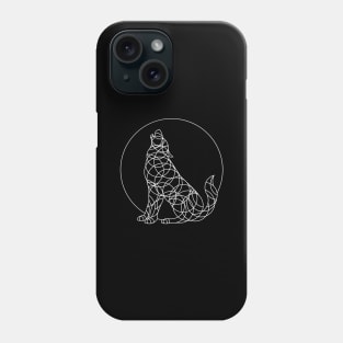 Geo Wolf Phone Case