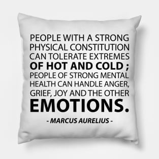 MARCUS AURELIUS - MOTIVATIONAL QUOTES Pillow