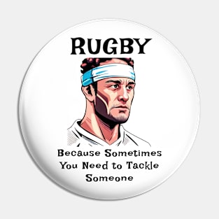 Rugby Tackle Pin