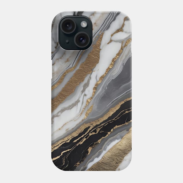 Golden marble design Phone Case by Spaceboyishere