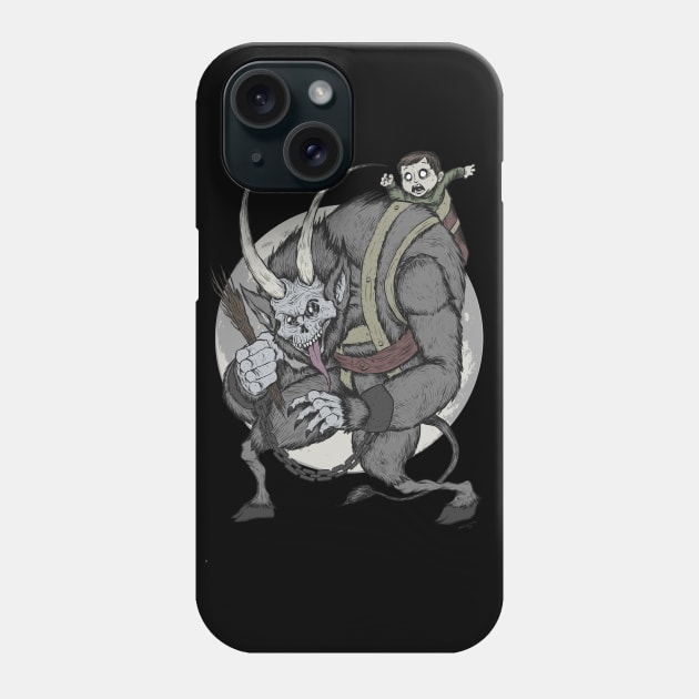 KRAMPUS Phone Case by chrisraimoart