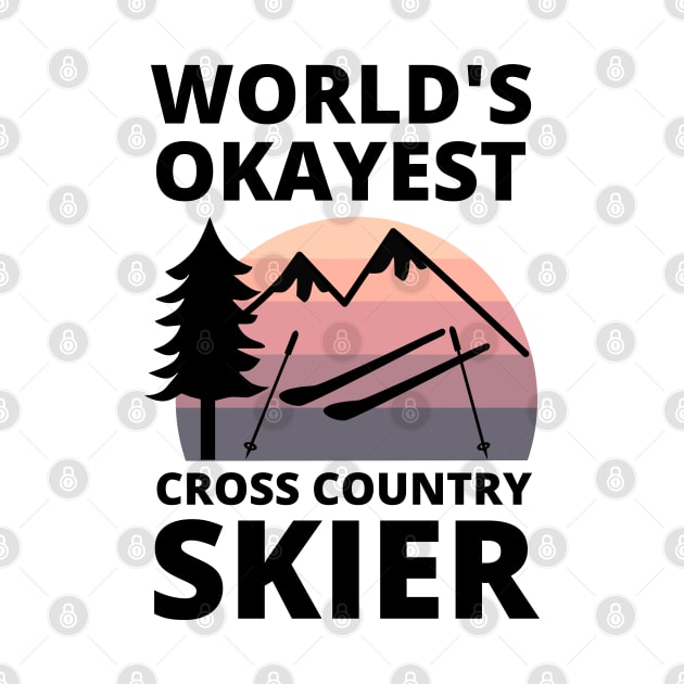 World's Okayest Cross Country Skier - Funny Skiing by Petalprints