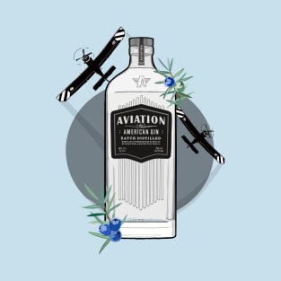 Aviation Gin bottle T-Shirt