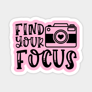 Find Your Focus Camera Photography Magnet