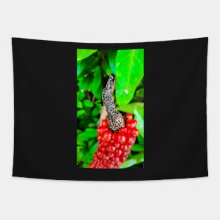 Red peppercorn with bird beak Tapestry