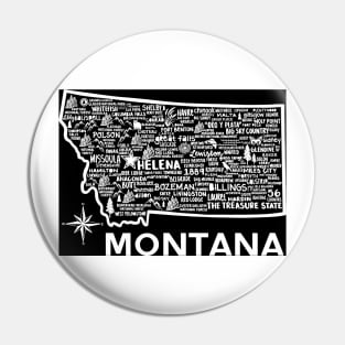 Montana Map Pin