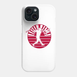 Japan Flag Japanese Baseball Rising Sun Home Run Dinger Phone Case