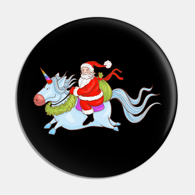 Christmas Attire Santa Claus Riding a Unicorn Christmas Attire Santa Claus Riding a Unicorn
