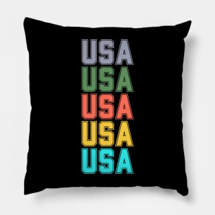 USA SPORT ATHLETIC TRNDY URBANWARE INDEPENDENCE DAY 4TH JULY Pillow