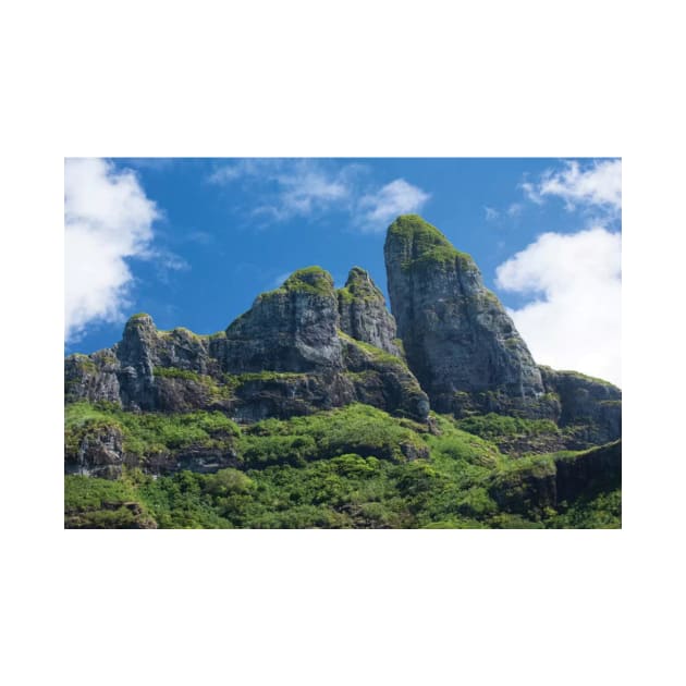 Clouds Over Mountain Peaks Bora Bora Society Islands by TaivalkonAriel