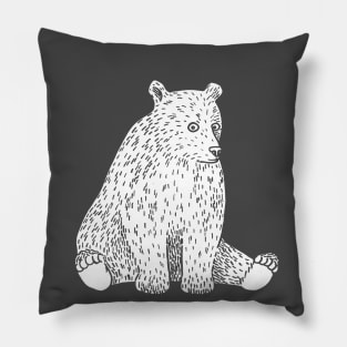 Sitting Bear Pillow