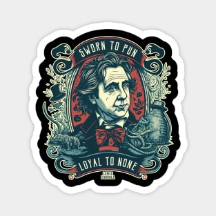 Lewis Carroll - Sworn to Pun, Loyal to None Magnet