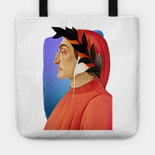 Italian Poet Dante Alighieri illustration Tote