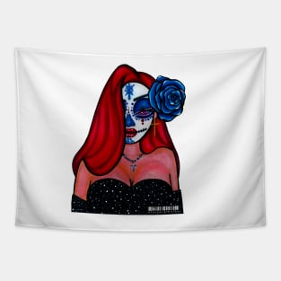 Jessica Rabbit Day of the Dead Tapestry