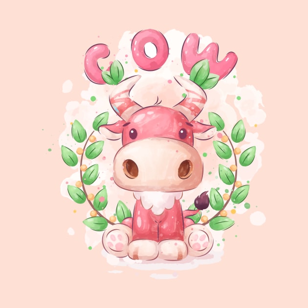 Sweet Baby Cow by KOTOdesign