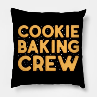 Cookie Baking Crew Shirt Pillow