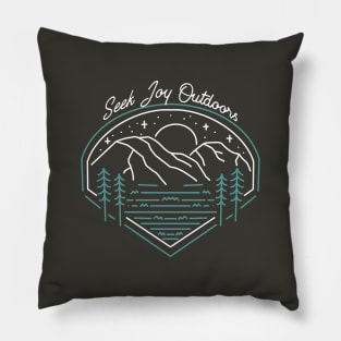 Seek Joy Outdoors Pillow