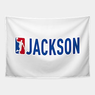 Jackson NBA Basketball Custom Player Your Name T-Shirt Tapestry