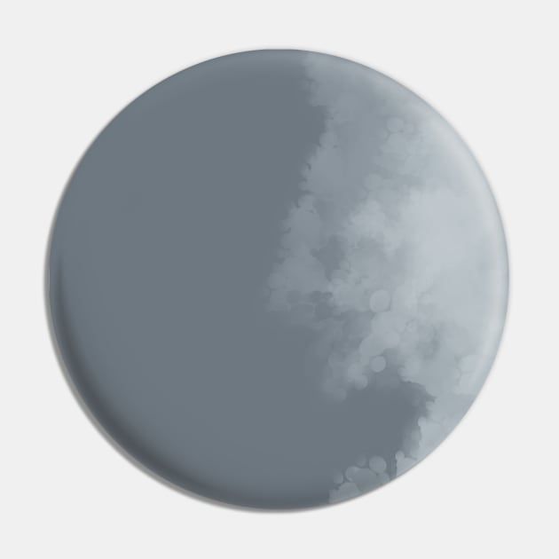 Tie Dye 003: Minimal Blue Cloud Pin by Kenkenne