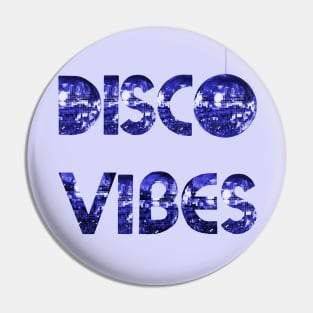 Indigo 1970's Disco Vibes Pin