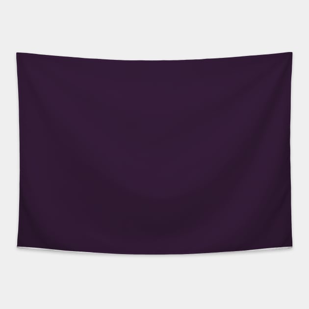 Eggplant Deep Purple Plain Solid Color Tapestry by squeakyricardo