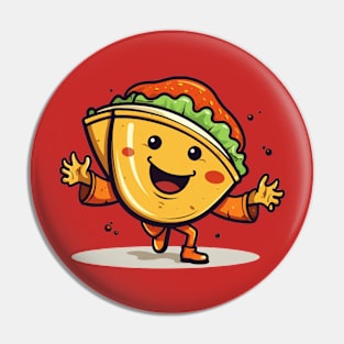 kawaii Taco T-Shirt cute potatofood funny Pin