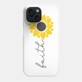 Faith Sunflower Phone Case