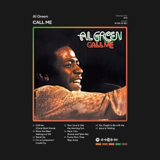 Al Green - Call Me Tracklist Album T-Shirt