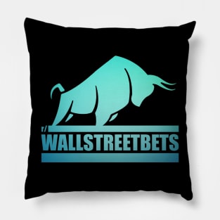 Wallstreetbets WSB - Diamond Hands - Stock Market To The Moon Tendies Pillow