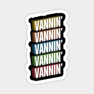 Vannin - Retro Van Life Magnet