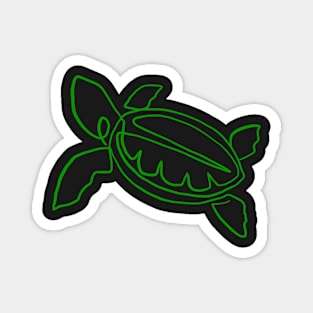 Turtle Line Art Collection Magnet