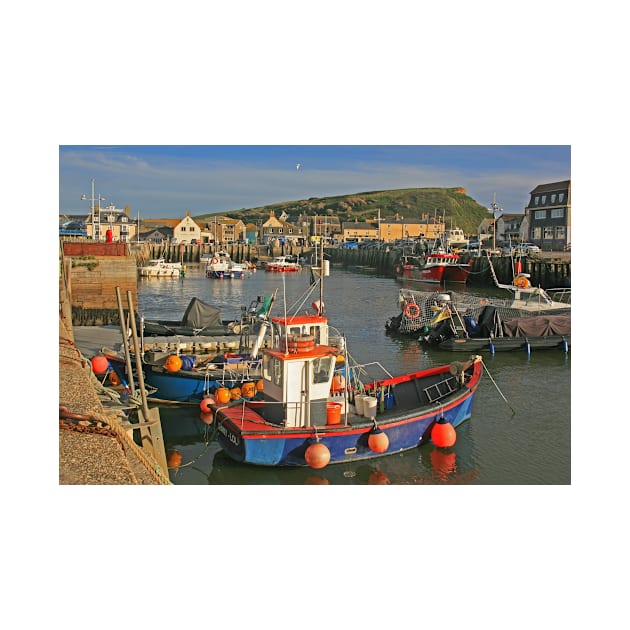 Fishing Boats, West Bay, October 2022 by RedHillDigital