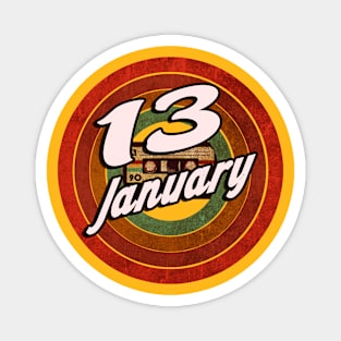 13 January Magnet