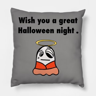 Wish you a great Halloween night Halloween shirts for women, men and children. Sticker Pillow